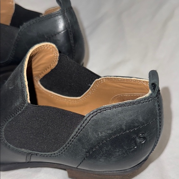 Josef Seibel Black Leather Ankle Boots with Medium Heel Size 38 - Picture 10 of 12